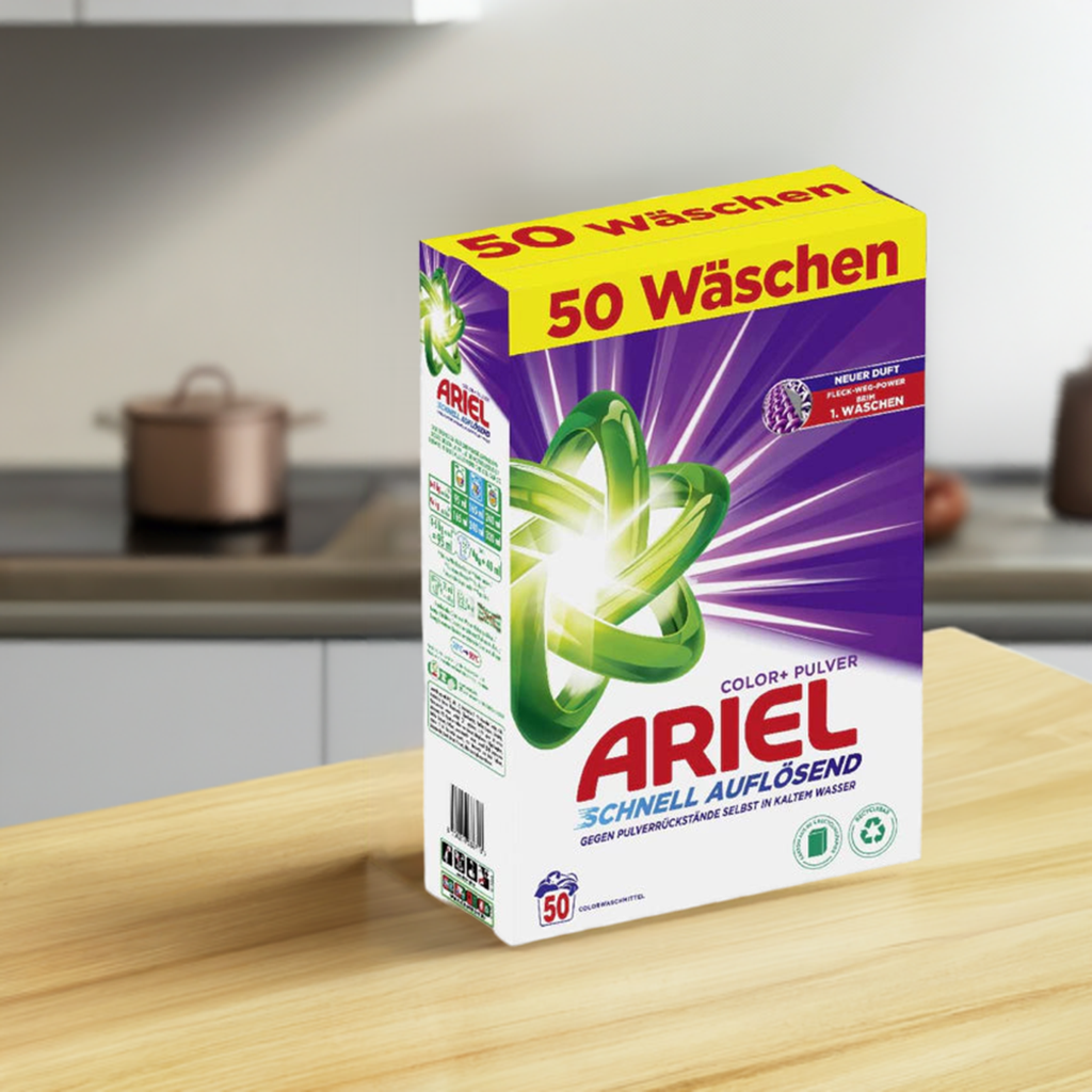 Ariel colore in polvere 50 lavaggi