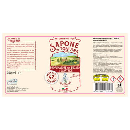 Sapone di toscana profumatore fiori bianchi & iris 42 lavaggi