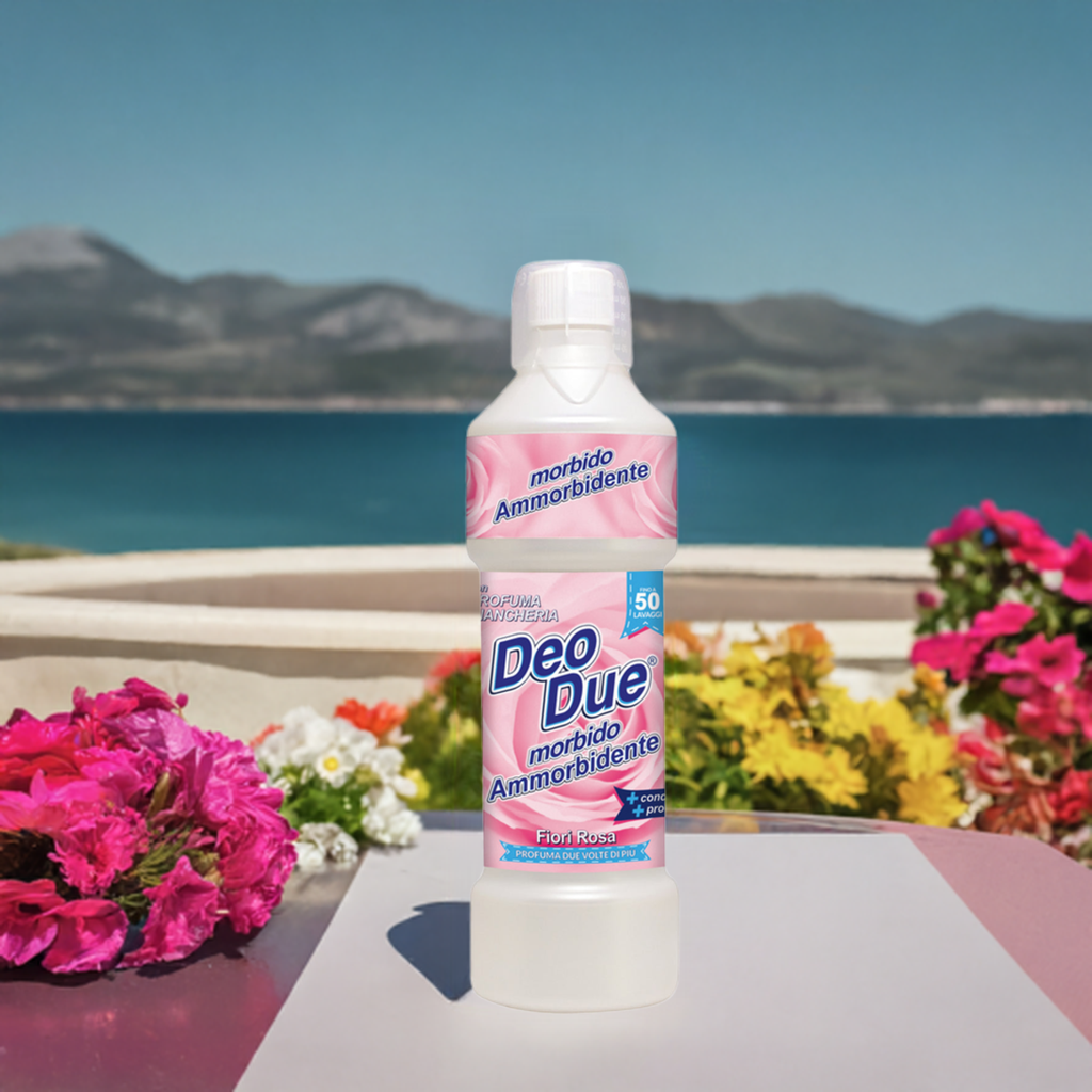 Deo Due ammorbidente fiori rosa 1 LT 50 lavaggi